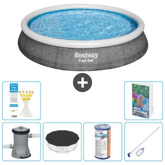 Bestway Piscina Bestway Fast Set Redonda - 396x84 Cm - 7-piezas S304