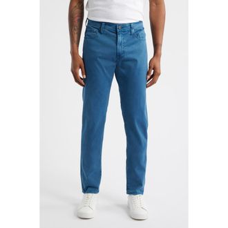 AG - Adriano Goldschmied Tellis Stretch Sateen Modern Slim Pants in Sulfur Deep Sea at Nordstrom Rack, Size 34 X 34