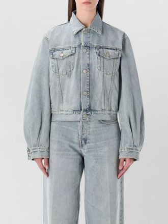 Haikure denim cropped jacket