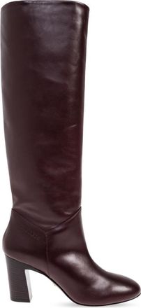 Dsquared2 Tweeling leren laarzen - Dames - Laarzen met Hak - Rood - 37 EU - Leer - Schoenen