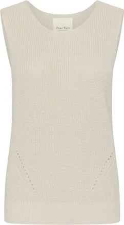 Part Two Tops, Dames, Beige, XS, Mouwloze Top