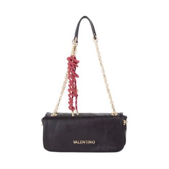 Valentino Tassen, Dames, Zwart, ONE Size, Leer, Winter Re Schoudertas