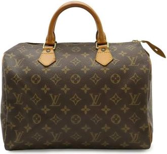 Louis Vuitton Pre-owned Speedy 30 Monogram Handbag - Dames - Vintage Handtas - Bruin - ONE Size - Vintage