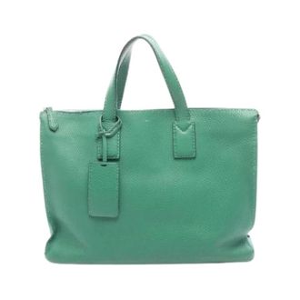 Fendi Pre-owned Handbags, female, Green, Size: ONE SIZE Pre-owned Vintage Handbag (7Va375)