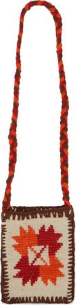 Chamula Messengertas met borduurwerk - Beige