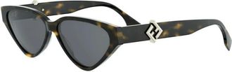 Fendi FF Diamonds Zonnebril - Dames - Zonnebrillen - Veelkleurig - 57 MM - Accessoires