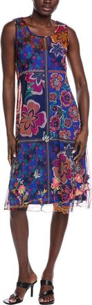 Johnny Was Mazzy A-Line Midi Dress