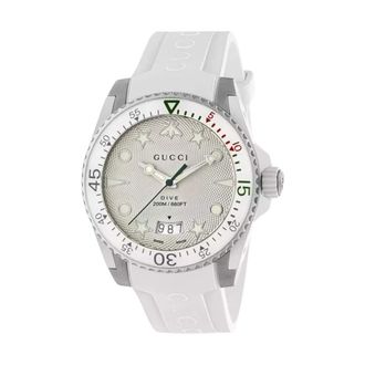 Gucci Accessoires, unisex, Wit, ONE Size, Duikhorloge
