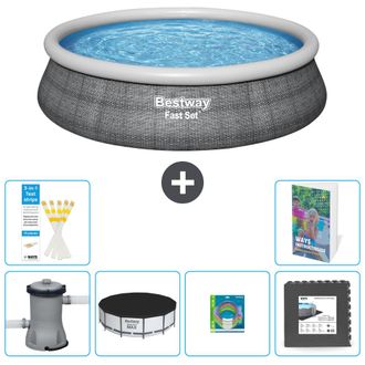 Bestway Piscina Bestway Fast Set Redonda - 457x84 Cm - 7-piezas S317
