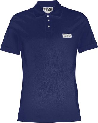 Versace Jeans Couture T-shirts en Polos - Heren - Polos - Blauw - XS - Tops
