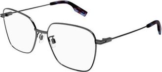 Alexander McQueen Optical Frame - Heren - Brillen - Grijs - 55 MM - Accessoires