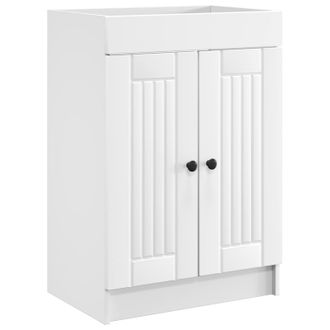 vidaXL Cabinet Debajo Del Fregadero Blanco 78,5 X 37,5 X 81 Cm Vidaxl