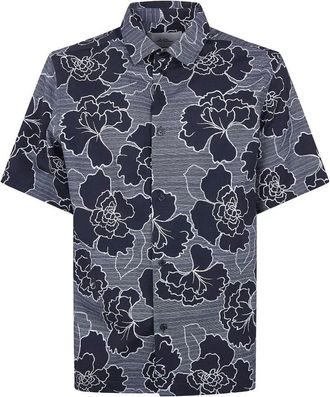 Les Deux Charlie Poppy Aop Short Sleeves Shirt