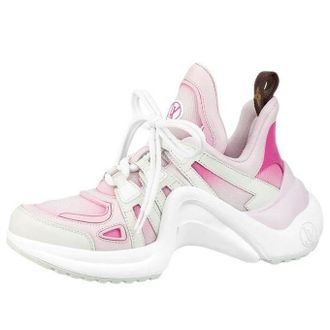 Louis Vuitton (WMNS) LOUIS VUITTON LV Archlight Sneakers White Pink 1A9RUT