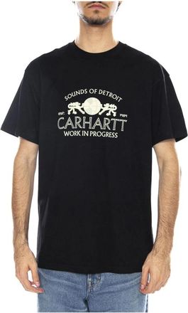 Carhartt Work in Progress T-Shirts - Heren - T-shirts - Zwart - S - Katoen - Tops