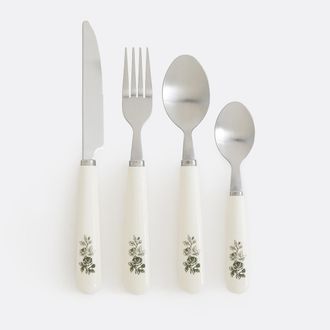 La Redoute Interieurs 24-delig bestekset, bloemendessin, Isa