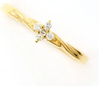 C&A Yellow Gold Yellow Gold (18K) Band Ring (Pre-Owned)