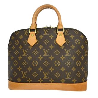 Louis Vuitton Alma Handbag Monogram Canvas Brown Canvas Handbag (Pre-Owned)
