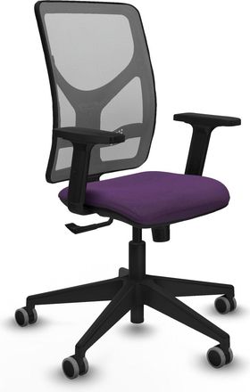 Piqueras y Crespo Silla De Oficina Piqueras Y Crespo Motilla Negro Reposabrazos Ajustables