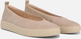 Naturalizer Womens Soul Naturalizer Neela Flats Beige Slip On Platform Shoes RHS6555