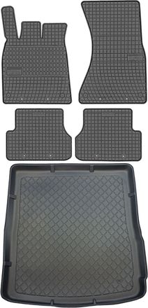 OEM Juego De Alfombrillas De Goma Para Coche Y Maletero Para Audi A6 C7 Kombi (de Septiembre De 2011 A Agosto De 2018)