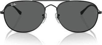 Ray-Ban Bain Bridge Dark Grey Pilot Unisex Sunglasses RB3735 002/B1 60