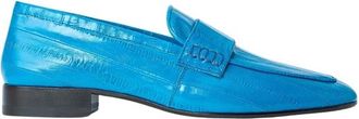 Dries Van Noten Schoenen, Dames, Blauw, 40 EU, Leer, Loafers met krokodillenprint van leer