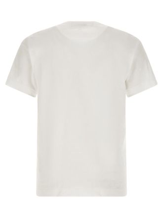 Comme Des Gar&ccedil;ons Heart Logo-Embroidered T-Shirt - Cream