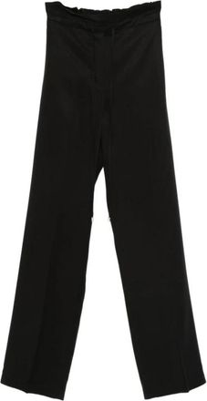 Liu Jo Wide Broeken - Dames - Wijde Broeken - Zwart - 2XS - Broeken