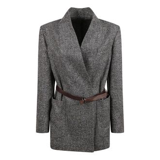 Brunello Cucinelli Mujer, Chaquetas, Gris, Talla: S