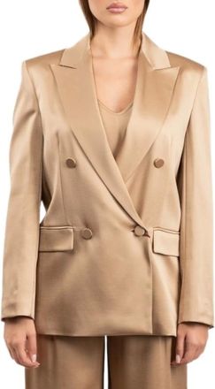 Max Mara Msearca Double-Breasted Blazer - Jackets - Mujer - Beige - 2XS