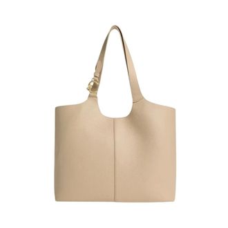 Coccinelle Tote Bags, female, Beige, Size: ONE SIZE C-Easy Large