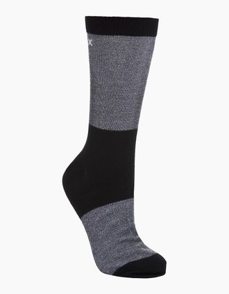 Trespass Mens Trespass Mens Tippo Two Tone Lightweight Coolmax Socks (1 Pair) - Black - Size: 9.5/7.5/11.5/10/7/11/10.5/8/8.5/9