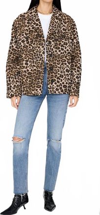 Anine Bing Flynn Jacket In Brown
