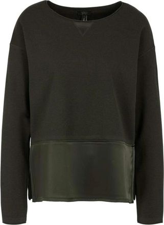 Marc Cain Comfortabele Gebreide Trui - Dames - Truien - Zwart - Maat: XL Wol