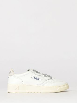 Autry Medalist Low Sneakers in Smooth Calf Leather with Perforated Toe
