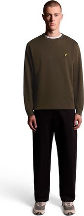 Lyle & Scott Crew Neck Sweater in Olive at Nordstrom, Size Xx-Large