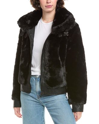 Blank NYC Blank Nyc Black Noise Coat