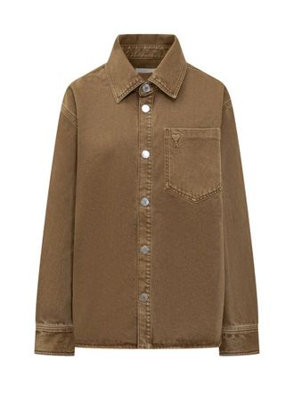 Ami Ami Alexandre Mattiussi Oversize Denim Shirt