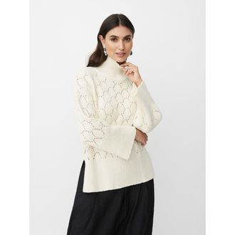 Masai MaFabianov Openwork Sweater in Whitecap at Nordstrom, Size Small