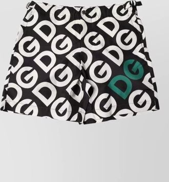 Dolce & Gabbana logo-print swim shorts