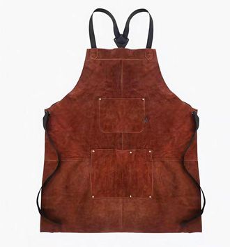 OEM Delantal De Cuero - Hecho De Piel De Vaca - Prep&aacute;rate Para La Temporada De Barbacoas - Chaleco Para Acampar Al Aire Libre - 80 Cm X 66,5 Cm