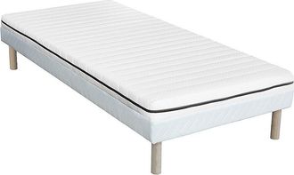 Vente-Unique Conjunto somier + colch&oacute;n 90 x 190 cm de espuma desenfundable grosor 10 cm - NASUS de YSM&Eacute;E
