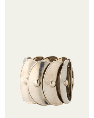 Ralph Lauren Collection Antiqued Overlapping Disk Cuff