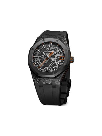 Designa Individual customised Royal Oak Ember 41mm - unisex - glass/Rubber/Carbon Fiber - One Size - Black