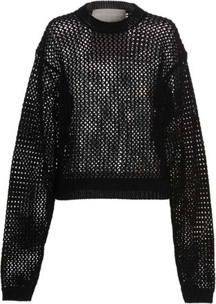 RAMAEL Black Bio Cable sweater