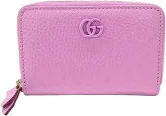 Gucci Pre-owned Wallets, female, Purple, Size: ONE SIZE Pre-owned Vintage Leather Wallet