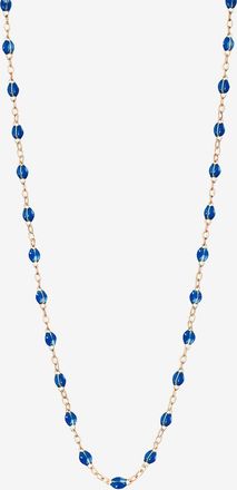 Gigi Clozeau Halskette aus Roségold und Harz Classique Gigi Saphir
