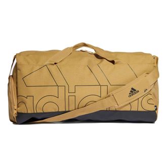 adidas Badge of Sport Duffel Bag Medium Tan Black HC7230