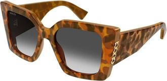 Gucci Cat-eye Sunglasses - female - Gucci - Sunglasses - Brown - 51 MM - Accessories